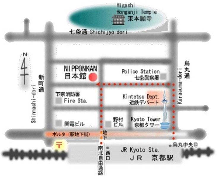 Nihonkan Kyoto Exteriör bild